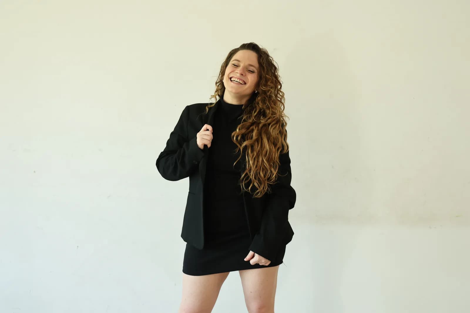 Julieta Raimundo, blazer, retrato